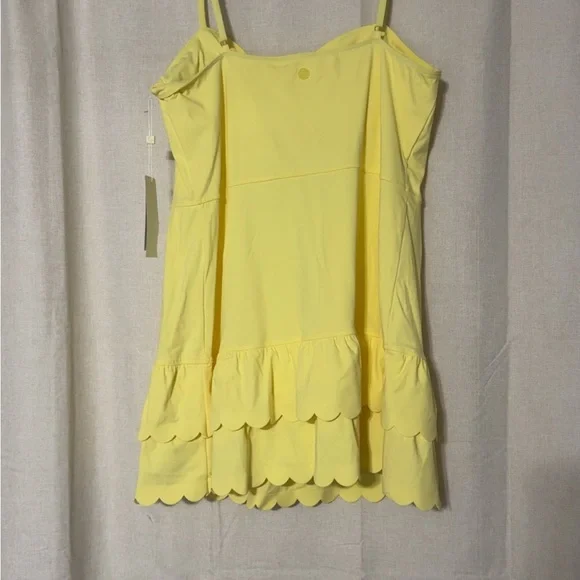 Lilly Pulitzer Yellow Scalloped Dress - Picture 2 of 3
